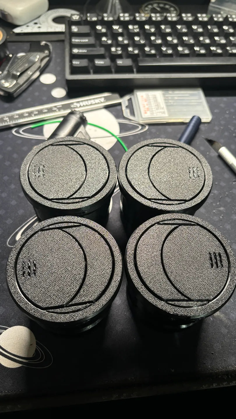 Buse de ventilation Orientable – Polymère Fibre de Carbone (Plug & Play)